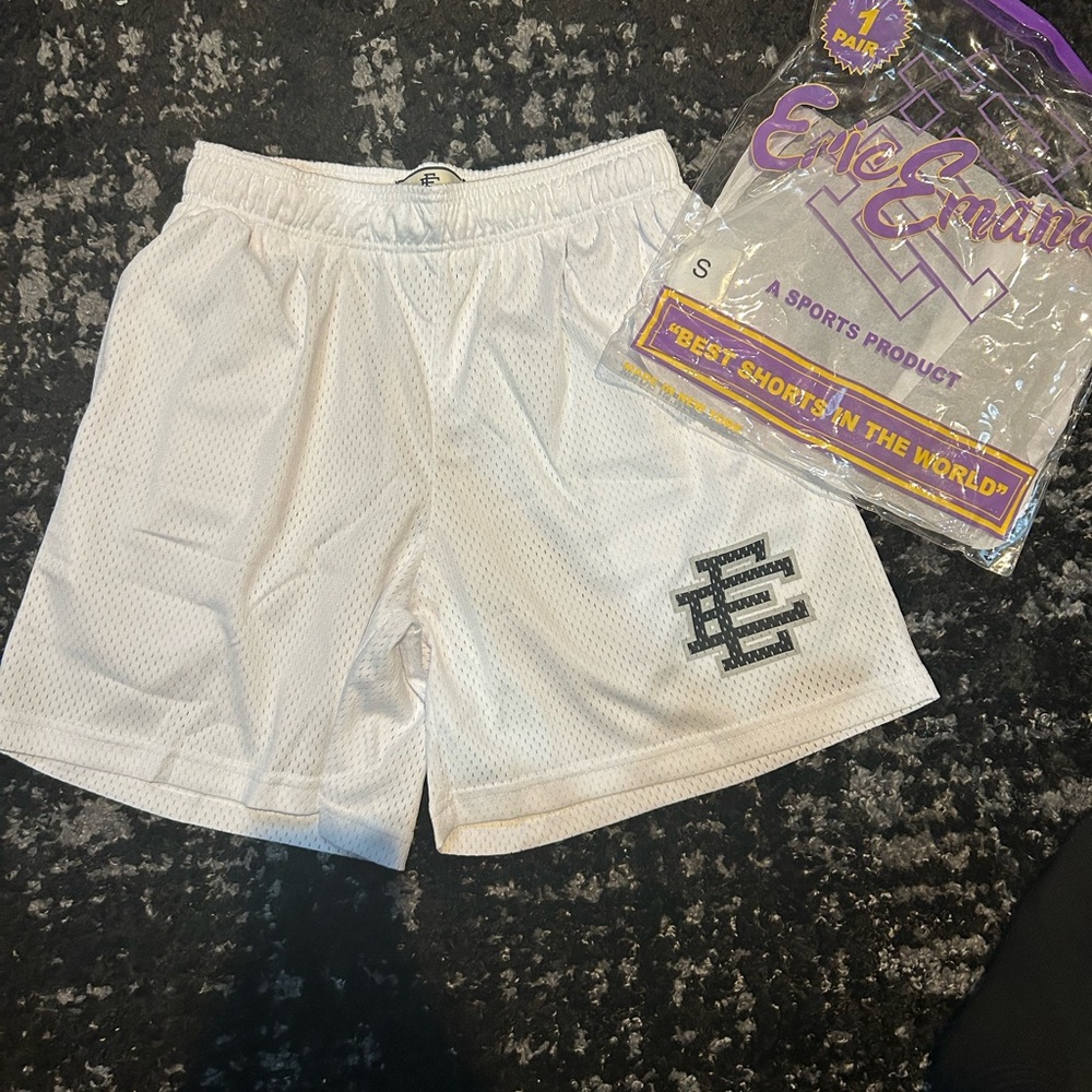 White Eric Emanuel shorts